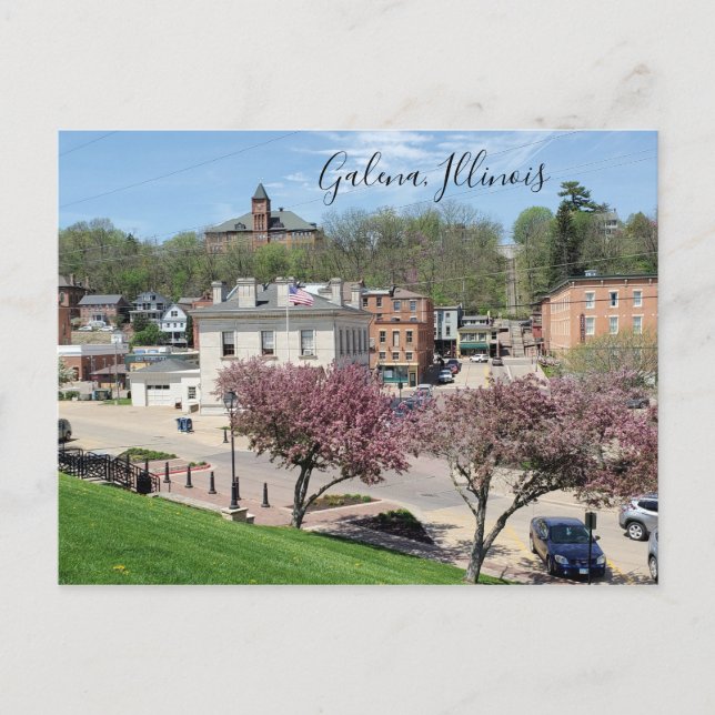 Postal Galena, Illinois Keepsake Memorabilia (Anverso)