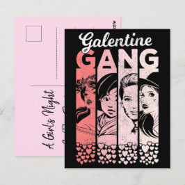 Postal Galentine Gang Vintage Valentine Femenino