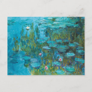 Postal Galería Claude Monet Water Lilies NymphéasHD