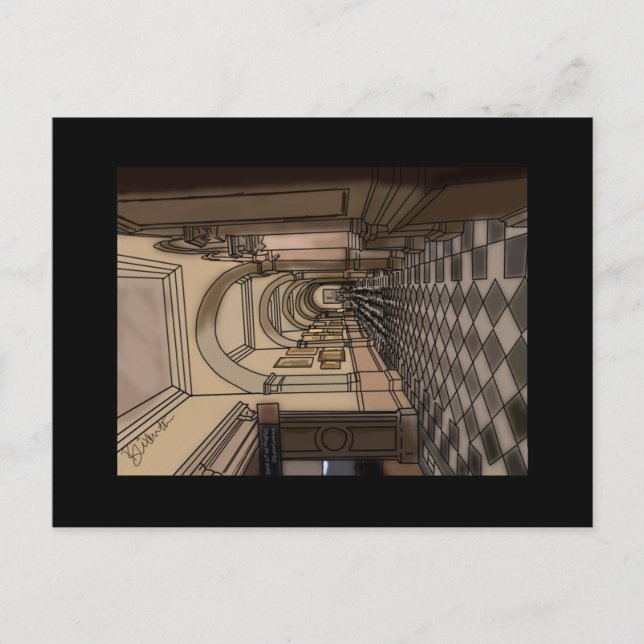 Postal Galería de arte de Kelvingrove y sede de museos (Anverso)