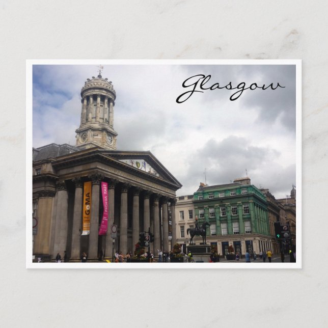 Postal galería de cristal arte moderno (Anverso)