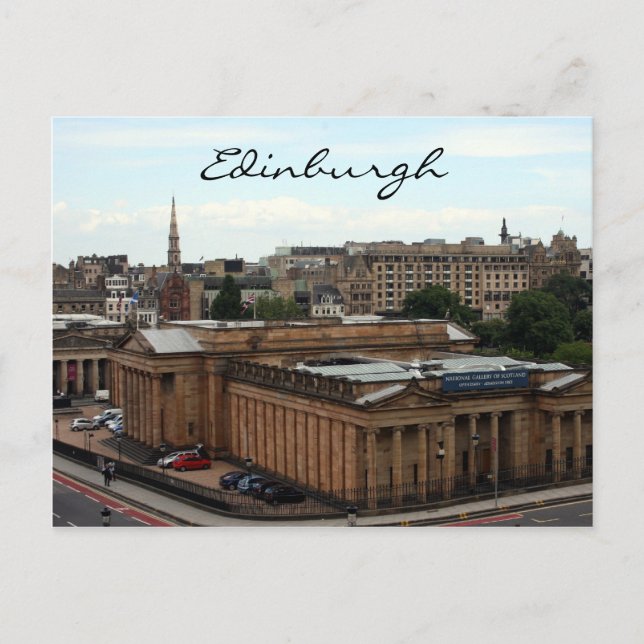 Postal galería de edinburgh nat (Anverso)