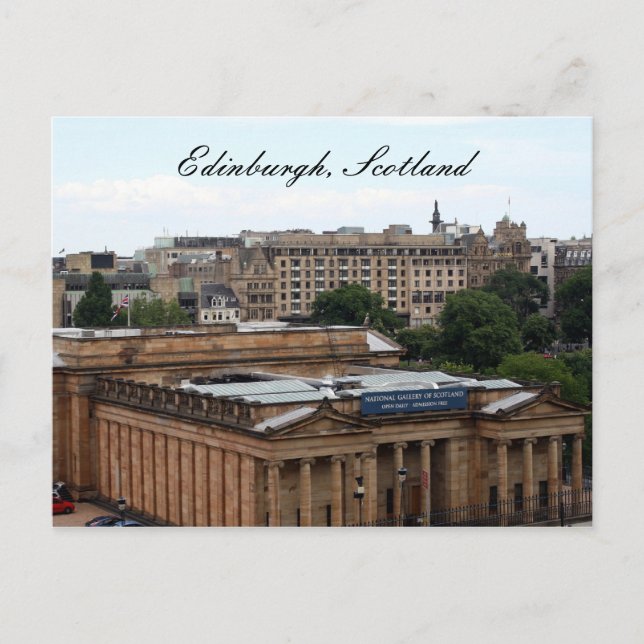 Postal galería de Escocia (Anverso)