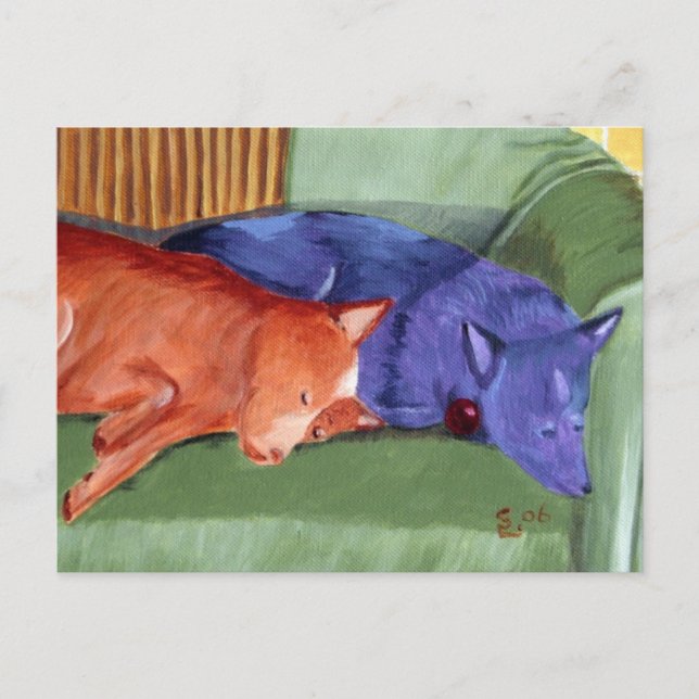 Postal galería de patatas de sofá (Anverso)