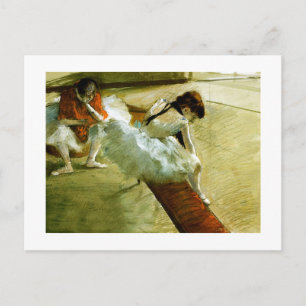 Postal Galería de pintura Degas Baloncesador arte