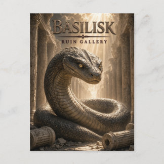 Postal Galería de Ruinas de Basilisco Cine Oscuro