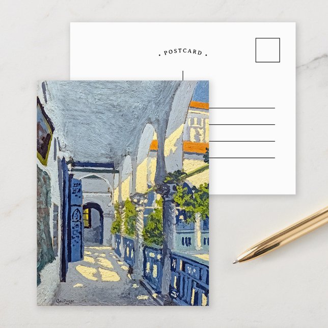 Postal Galería de un Riad Marroquí | Georges Gaudion (Subido por el creador)