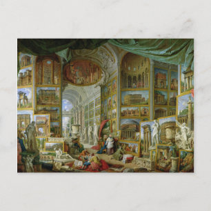 Postal Galería de Vistas de la Antigua Roma, 1758