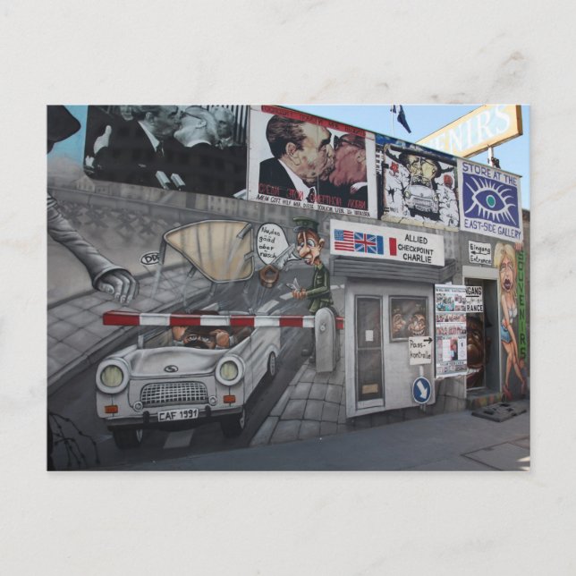 Postal galería East Side (Anverso)