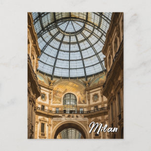 Postal Galería en Milán Italia Viajes