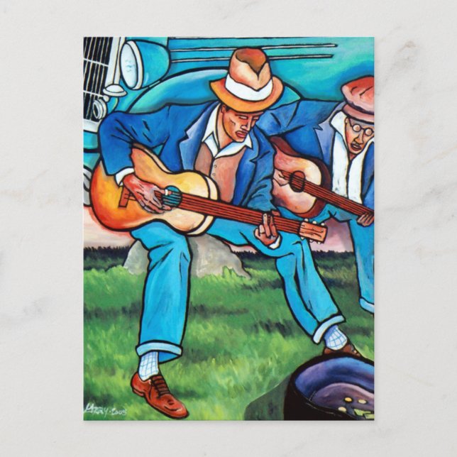 Postal Galería Gris: Blues Roadside (Anverso)