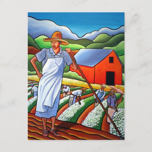 Postal Galería Gris: Esperando que el sol caiga (Anverso)