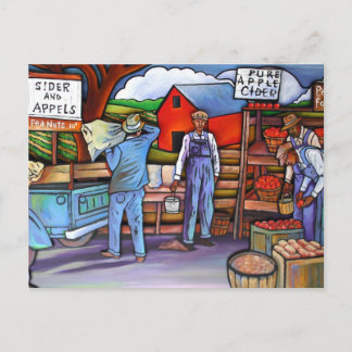 Postal Galería Gris: Las frutas del trabajo