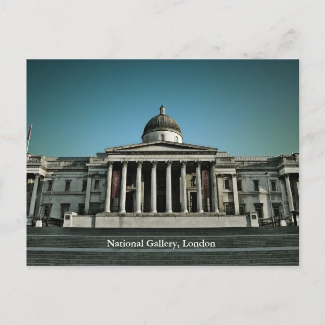 Postal Galería Nacional de Londres (Anverso)