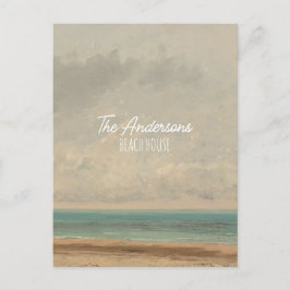 Postal Galería Nacional Gustave Courbet del Mar Tranquilo