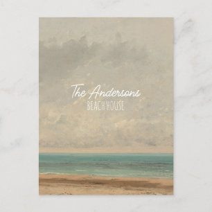 Postal Galería Nacional Gustave Courbet del Mar Tranquilo