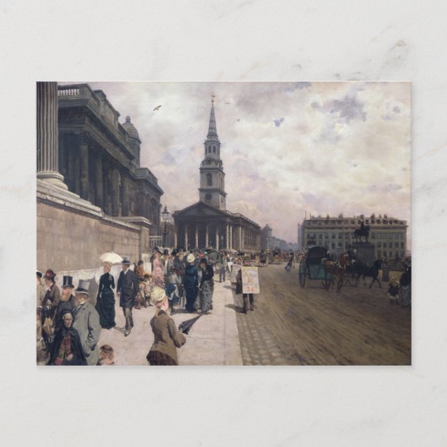 Postal Galería Nacional, Londres (Anverso)