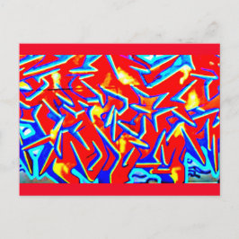 Postal Galería Postcard-Abstract/Misc-Graffiti 103