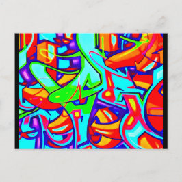 Postal Galería Postcard-Abstract/Misc-Graffiti 107