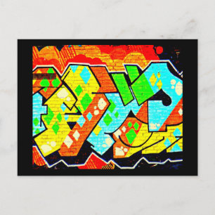 Postal Galería Postcard-Abstract/Misc-Graffiti 19
