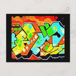 Postal Galería Postcard-Abstract/Misc-Graffiti 19