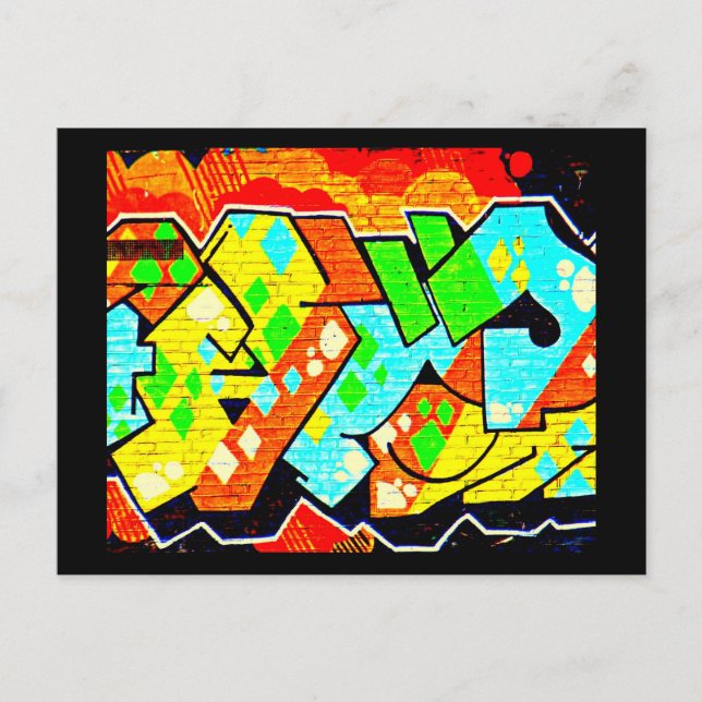 Postal Galería Postcard-Abstract/Misc-Graffiti 19 (Anverso)