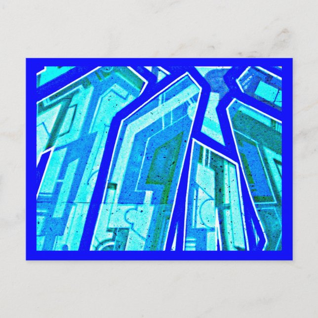 Postal Galería Postcard-Abstract/Misc-Graffiti 24 (Anverso)