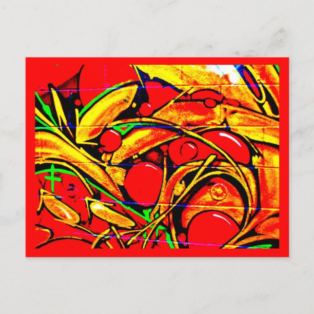 Postal Galería Postcard-Abstract/Misc-Graffiti 9 (Anverso)