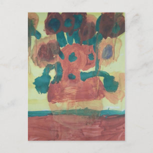 Postal Galería Smeraldo "Interpretación del girasol"