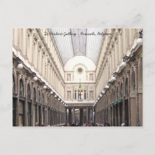 Postal Galería St. Hubert ~ Bruselas, Bélgica