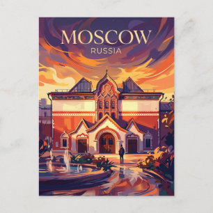 Postal Galería Tretiakov Rusia