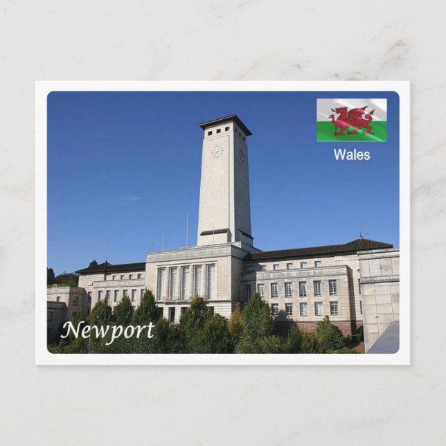 Postal Gales - Newport - (Anverso)