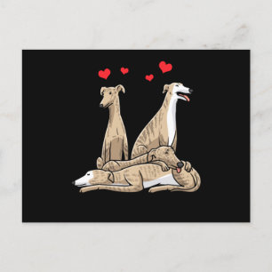Postal Galgo Español Perro Sighthound Español