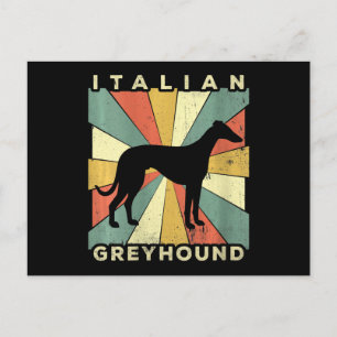 Postal galgo italiano 70 regalo v-neck