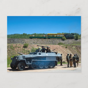 Postal Gálibo estrecho de crema crujiente y tanque alemán