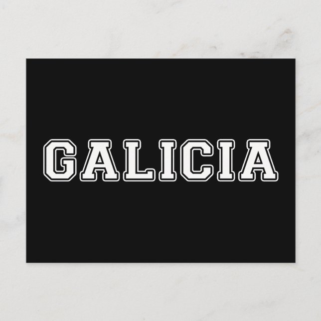 Postal Galicia (Anverso)