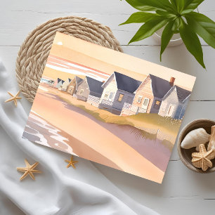 Postal Galilea junto al Mar   Aquarela de la playa de Rho