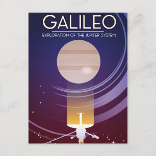 Postal Galileo - Exploración del sistema de Júpiter