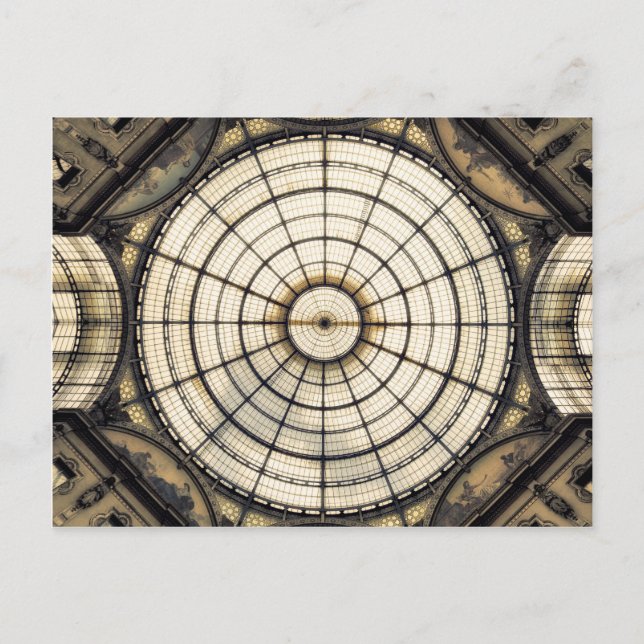 Postal Galleria Vittorio Emanuele II (Anverso)
