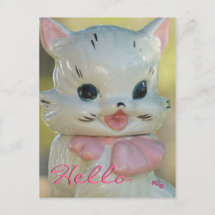 Postal Galleta de gato vintage Jar Postcard - personaliza