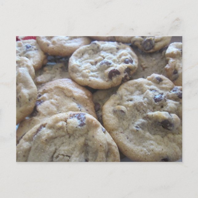 Postal Galletas de chocolate (Anverso)