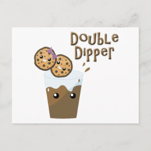 Postal Galletas Double Dipper y Leche