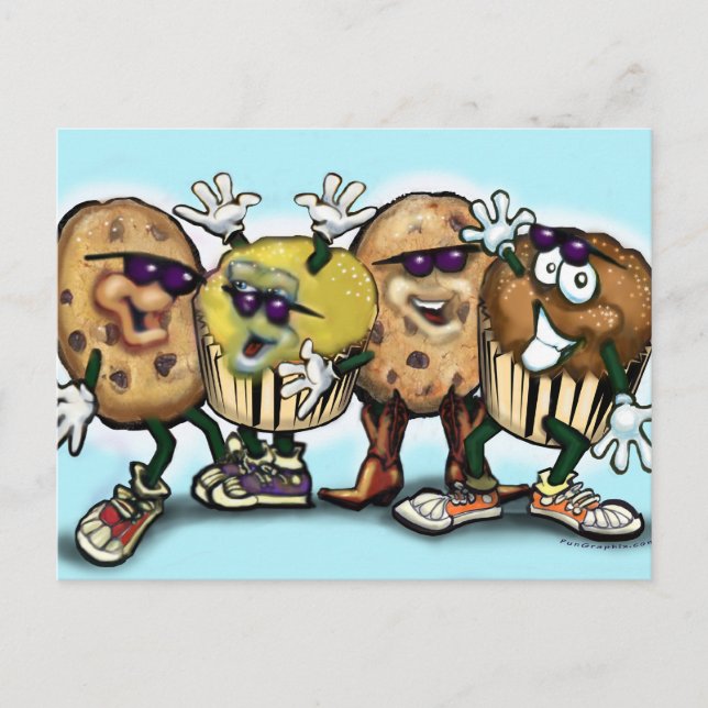 Postal Galletas y pasteles (Anverso)