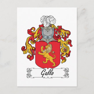 Postal Gallo Family Crest