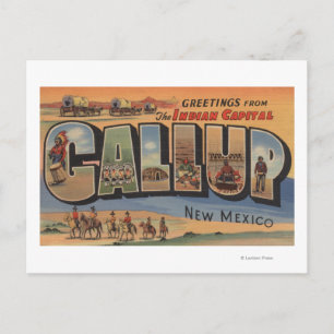 Postal Gallup, New México - escenas grandes de la letra