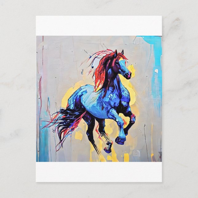 Postal galopar (Anverso)