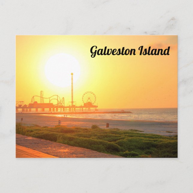 Postal Galveston Sunrise (Anverso)