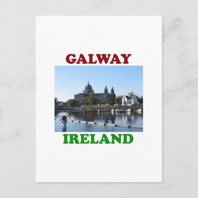 Postal Galway Irlanda (Anverso)