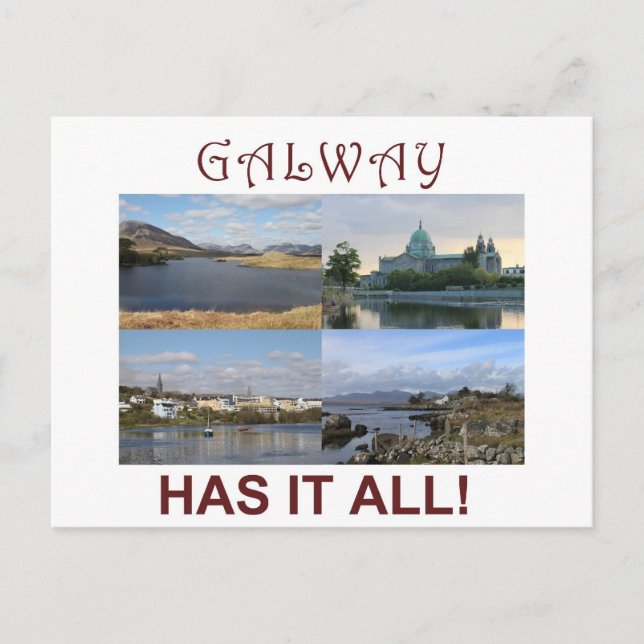 Postal ¡Galway lo tiene todo! (Anverso)