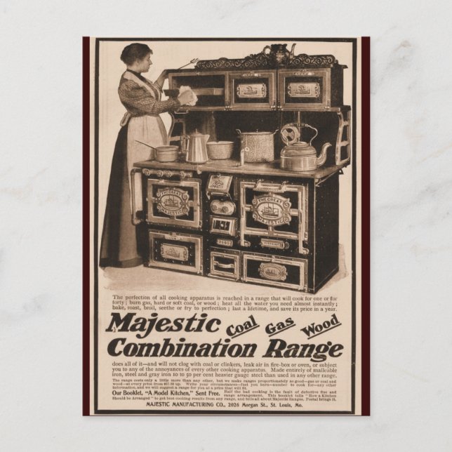 Postal Gama majestuosa (Anverso)